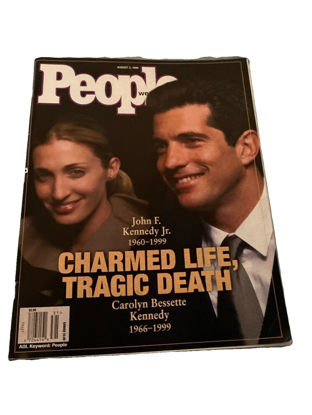 People August 1999 Issue 4 John F. Kennedy Jr. Tragic Death Illustrated